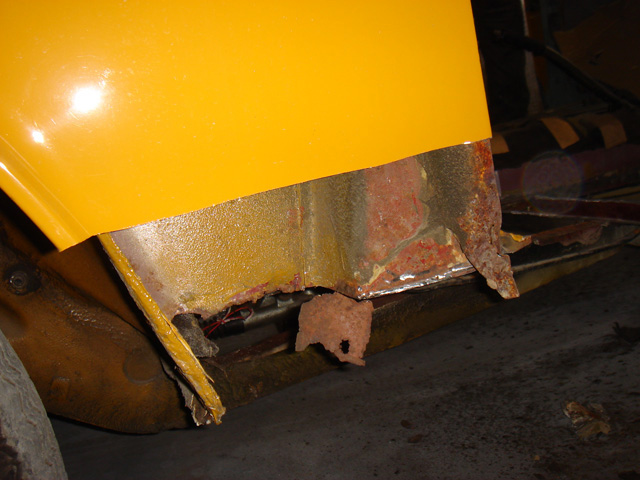 サイドシル交換