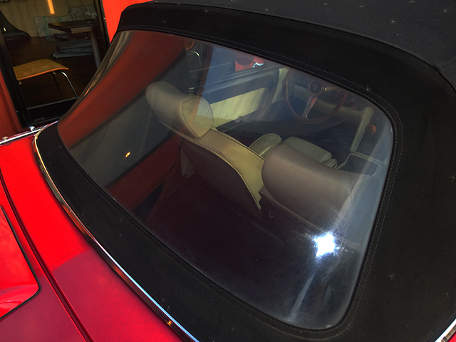 スパイダーベローチェ(シリーズ4/5MT)全塗装、シート張り替え作業付