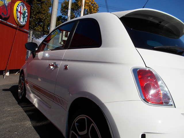 アバルト500 純正レコルトモンツァマフラー付