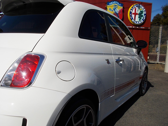 アバルト500 純正レコルトモンツァマフラー付