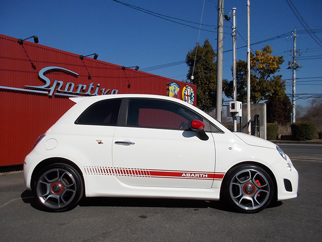 アバルト500 純正レコルトモンツァマフラー付