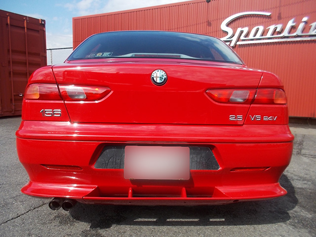 前期型アルファ156 2.5 V6 (6速マニュアル)