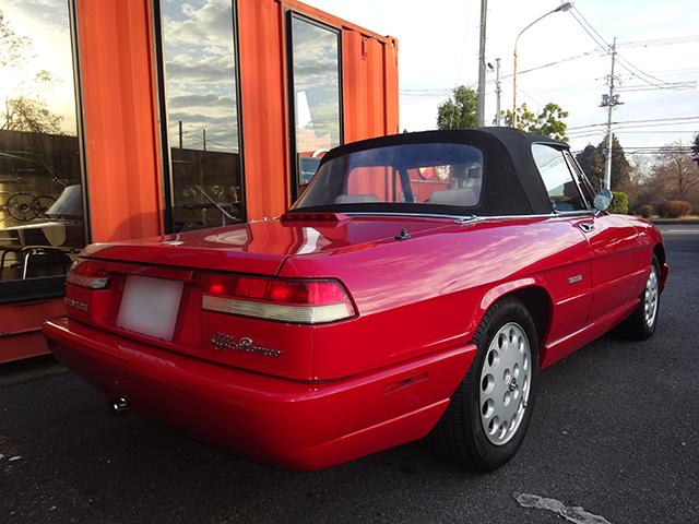 スパイダーベローチェ(シリーズ4/5MT)全塗装、シート張り替え作業付